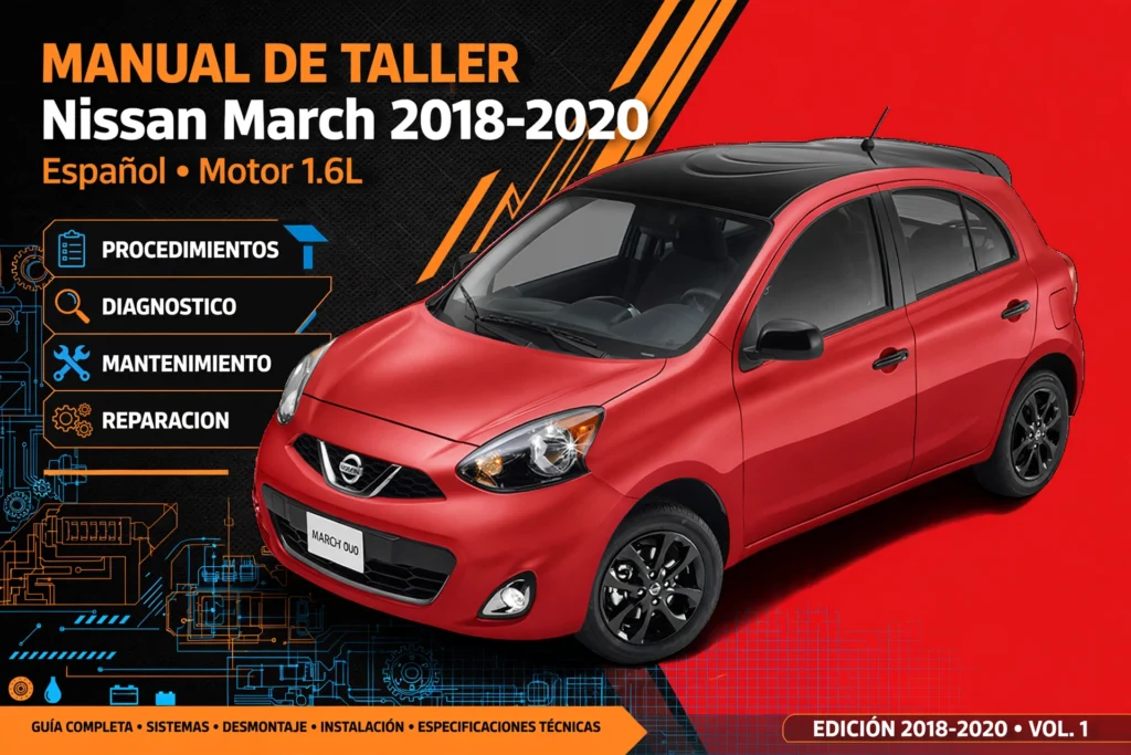 Manual de taller nissan march 2010-2017 1.6