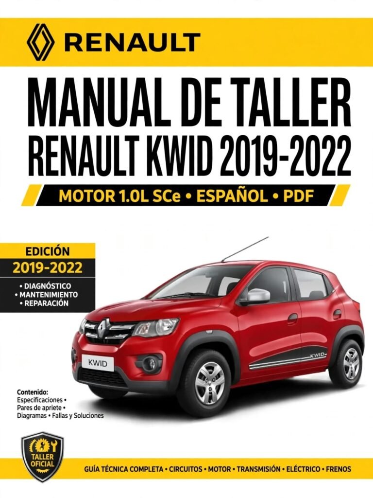 Manual de taller Renaul kwid 2019-2022