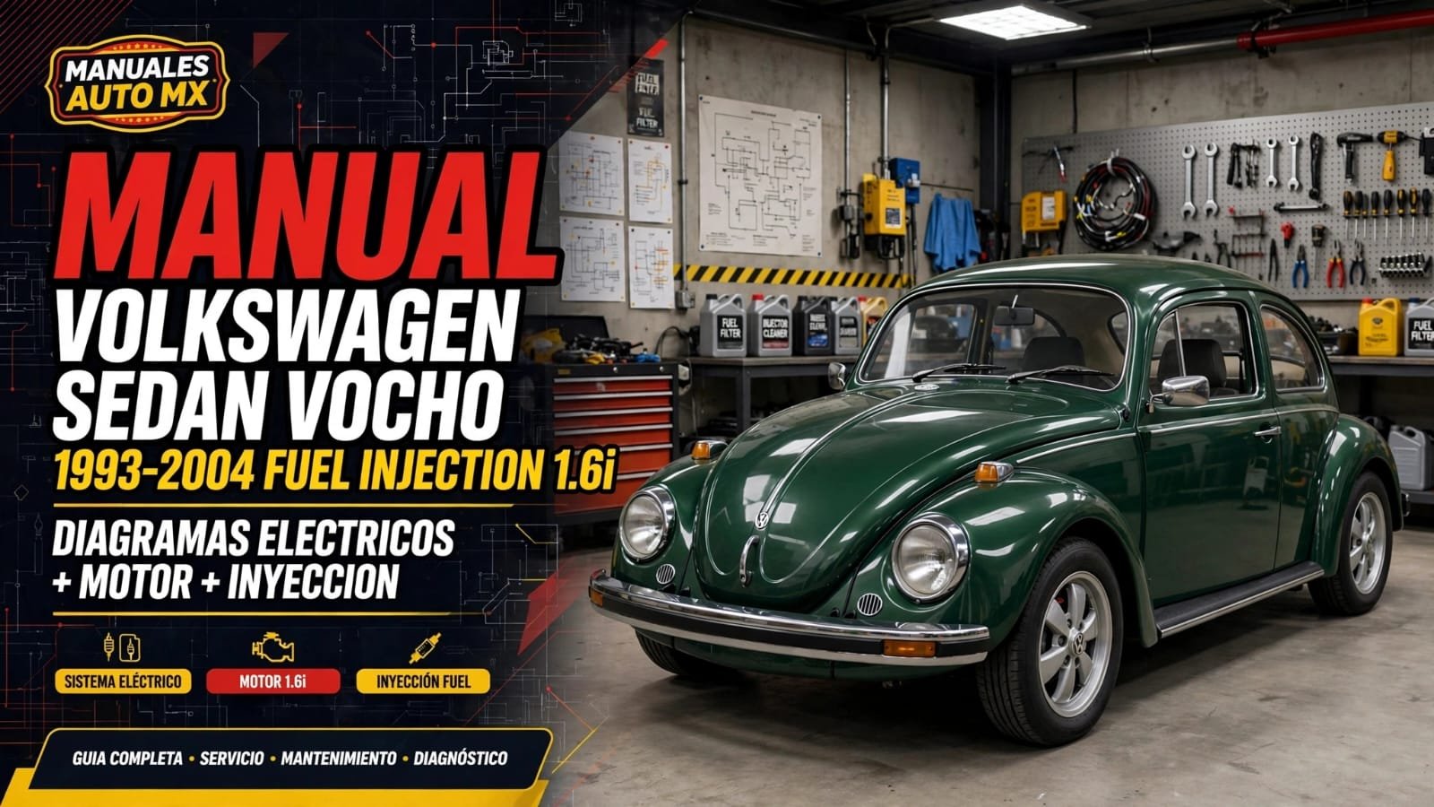 Manual de taller vw sedean 1993-2004 fuel injection 1.6